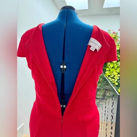 Donna Morgan cap sleeve red jumpsuit - Size 16 - Picture 7 of 8